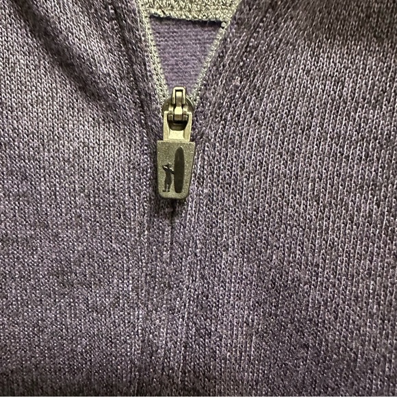 JOHNNIE-O REFLEX Jam Purple 1/4 Zip Long Sleeve Activewear Sweater Size Medium - Picture 6 of 8
